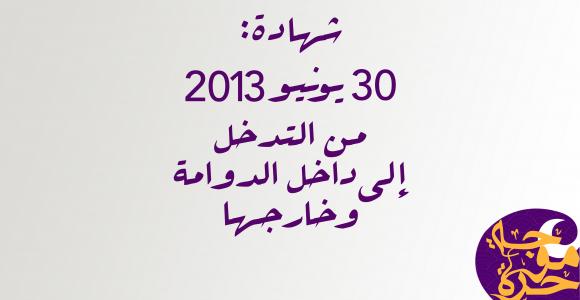 30 يونيو 2013... من التدخل إلى داخل الدوامة وخارجها