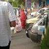 Sudanese Protesting by Blocking a Street in Bahry - 22 June 2012